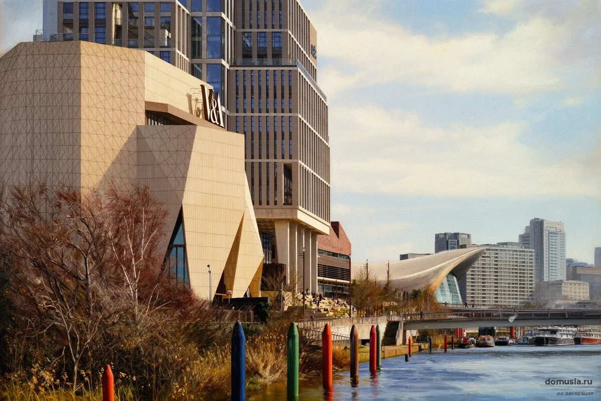 В Лондоне построили «бетонное оригами»: как рукав с картины Вермеера стал музеем за £1 млрд