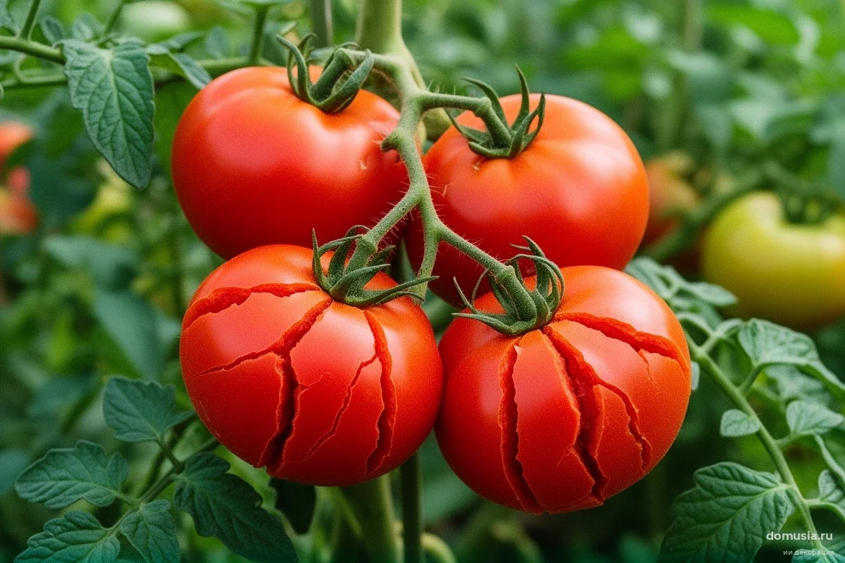 Разрыв изнутри: почему томаты трескаются на кусте и какая ошибка в поливе губит урожай